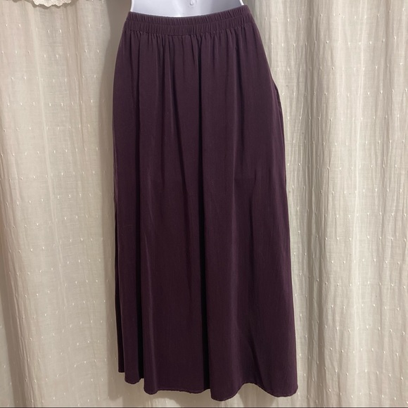 Carole Little Purple Rayon Skirt - Picture 3 of 11